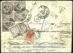 Stamp of France » Collections 1830-99, Env. 180 lettres, bcp de bleus, à noter t