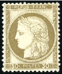 Stamp of France » Collections 1849-1940, Collection propre avec obl. au début do