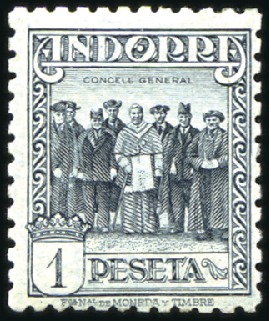 Stamp of Andorra (Spanish Post) 1928-84, Mint collection on pages showing a nice a