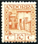 Stamp of Andorra (Spanish Post) 1928-84, Mint collection on pages showing a nice a