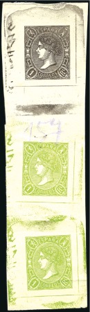Stamp of Spain 1934ca, 160+ essays from the famous French forger 