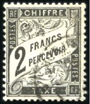 Stamp of France » Collections 1859-1940, Stock de TIMBRES-TAXE avec taxe carré, 
