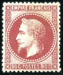 Stamp of France » Collections 1862-80, Sélection de neuf : Yv. 20, 21, 22, 30, 3