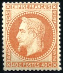 Stamp of France » Collections 1862-80, Sélection de neuf : Yv. 20, 21, 22, 30, 3