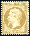 Stamp of France » Collections 1862-80, Sélection de neuf : Yv. 20, 21, 22, 30, 3