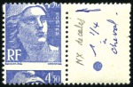 Stamp of France » Collections 1910-90, Important stock de variétés : piquage à c