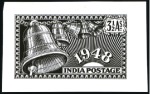 Stamp of India ca.1948 Group of 14 unadopted photographic essays 