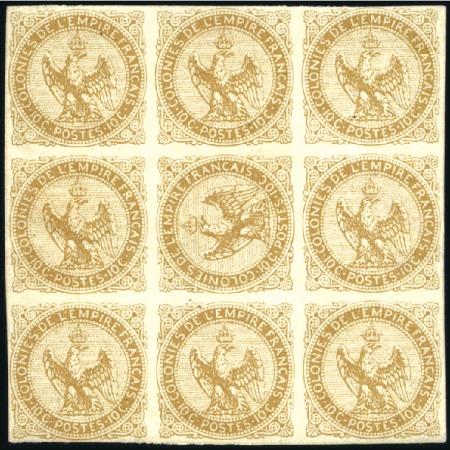Stamp of Colonies françaises » Colonies Francaise Collections et Lots 1859-81, Stock avec multiples, oblitérations diver