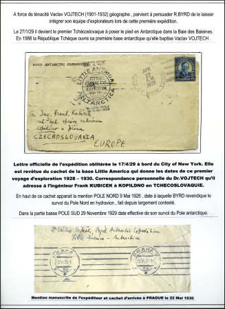 Stamp of Large Lots and Collections 1897-1959, Exhibit collection on the NORTH POLE wr
