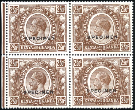 Stamp of Kenya, Uganda and Tanganyika » Kenya, Uganda and Tanganyika 1922-27 Wmk Script CA 2s50c brown, on chalk-surfac