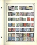 Stamp of China » Foreign Post Offices » British Post Offices Extensive collection on leaves with QV (to $3), KE