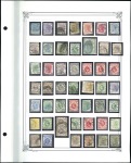 Stamp of China » Foreign Post Offices » British Post Offices Extensive collection on leaves with QV (to $3), KE