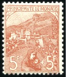 Stamp of Colonies françaises » Monaco 1919-49, Sélection de bonnes valeurs dont Yv. 27 à