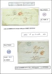 Stamp of Colonies françaises » Sénégal 1801-84, 31 lettres sur pages d'exposition dont 18