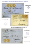 Stamp of Colonies françaises » Sénégal 1801-84, 31 lettres sur pages d'exposition dont 18