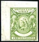 Stamp of Kenya, Uganda and Tanganyika » British East Africa 1896 Wmk Crown CA 1/2a to 5r complete set of 15, m