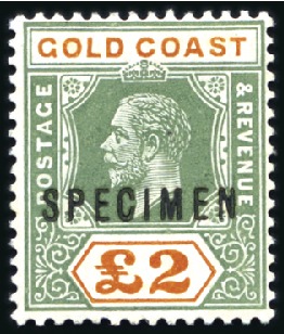 Stamp of Gold Coast 1913-21 Wmk Multiple Script CA 1/2d to £2 set of 1