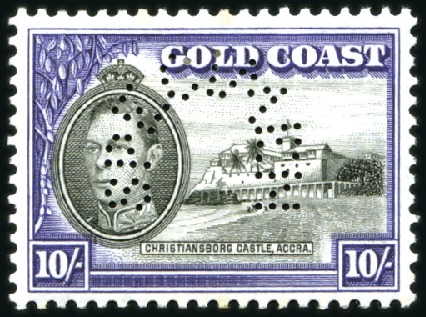 Stamp of Gold Coast 1938-43 Set of 13 and 1948 set of 12 with SPECIMEN