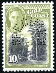 Stamp of Gold Coast 1938-43 Set of 13 and 1948 set of 12 with SPECIMEN