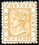 Stamp of Gold Coast 1875-83 Attractive mint & unused selection incl. 1