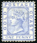 Stamp of Gold Coast 1875-83 Attractive mint & unused selection incl. 1