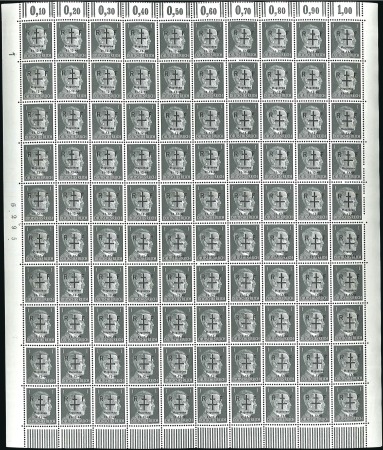 Stamp of France » Libération HAGUENAU Série complète de 6 valeurs Hitler surcha