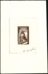 Stamp of Colonies françaises » Monaco 1940-43, Sept épreuves d'artiste signées différent