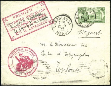 Stamp of Colonies françaises » Maroc 1911-53, Collection sur la Poste aérienne au Maroc