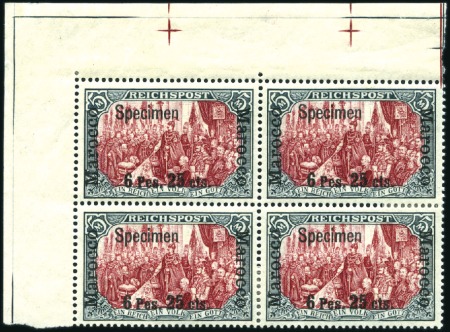 Stamp of Germany » German Foreign Offices » German Post in Morocco 1899-1918, Mint & used collection on pages incl. S