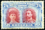 Stamp of Rhodesia 1910-13 Double Head 1/2d to 10s attractive assembl