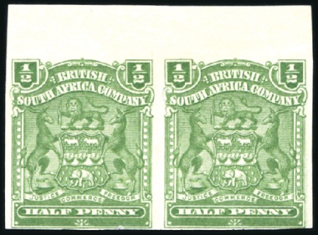 Stamp of Rhodesia 1898-1908 Coat of Arms 1/2d dull bluish-green, min