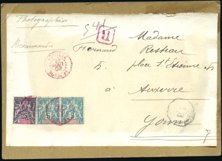 Stamp of Colonies françaises » Madagascar (Poste française) 1902-04, Lot de 24 lettres dont 1902 Exceptionel r