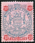Stamp of Rhodesia 1896-97 Coat of Arms 1/2d to 10s selection of valu