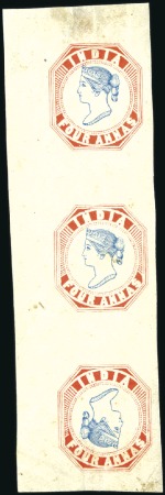 Stamp of India » 1854 Lithographs 1890s Reprint of 4a with essay head in vertical st