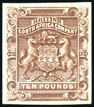 Stamp of Rhodesia 1892-93 Coat of Arms 1d to £10 complete set of all