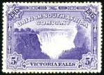 Stamp of Rhodesia 1905 Victoria Falls 1d to 5s two complete mint set