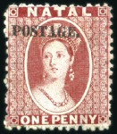 Stamp of South Africa » Natal 1857-95 Attractive, specialised and valuable assem