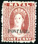 Stamp of South Africa » Natal 1857-95 Attractive, specialised and valuable assem