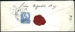 Stamp of Hungary 1875 MIXED ISSUES REGISTERED COVER: 5Kr rose envel