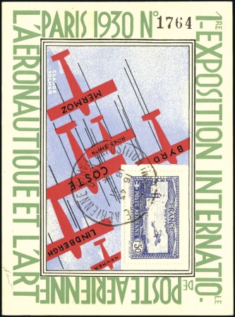 Stamp of France 1930 EIPA30 sur 1F50 outremer obl. Paris 18.11.30 