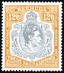 Stamp of Bermuda 1938-53 Wmk Multiple Crown CA 2s to £1 specialised