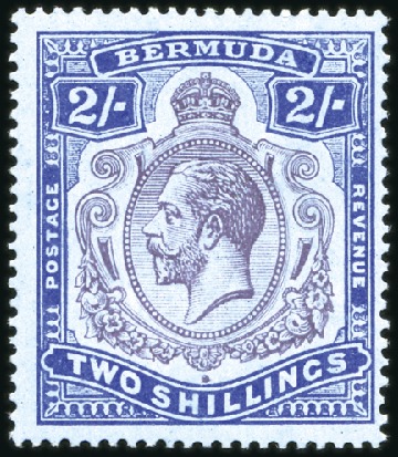Stamp of Bermuda 1924-32 Wmk Multiple Script CA 2s purple and brigh