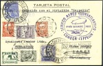 Stamp of Large Lots and Collections 1909-39 ENORMOUS ZEPPELIN COLLECTION OF ABOUT 800 