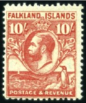 Stamp of Falkland Islands 1929-37 Whale & Penguin 1/2d to £1 complete set of