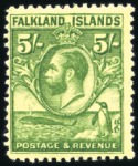 Stamp of Falkland Islands 1929-37 Whale & Penguin 1/2d to £1 complete set of