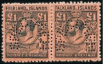 Stamp of Falkland Islands 1929-37 Whale & Penguin 1/2d to £1 complete set of