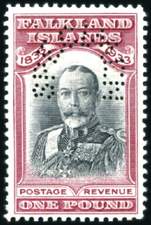 Stamp of Falkland Islands 1933 Centenary 1/2d to £1 complete set of twelve, 