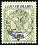 Stamp of Leeward Islands 1890-1902, Mint/unused & used selection incl. 1890