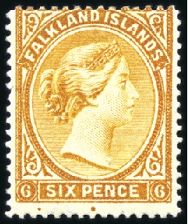 Stamp of Falkland Islands 1878-1902 Queen Victoria 1/2d to 1s, specialised a