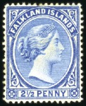 Stamp of Falkland Islands 1878-1902 Queen Victoria 1/2d to 1s, specialised a